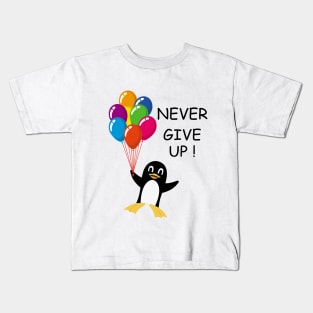 I believe I can fly never give up Kids T-Shirt